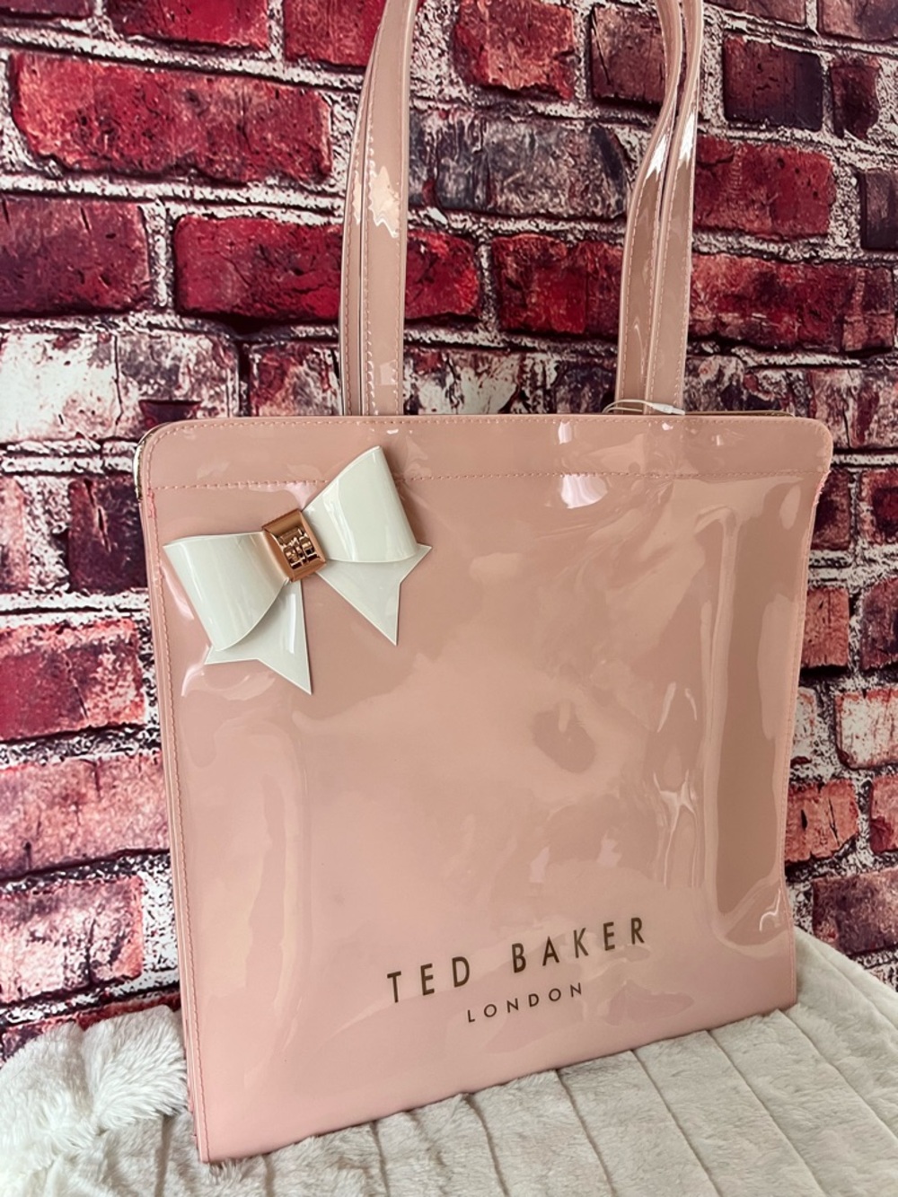 Ted Baker London Pale Pink Large Icon Tote Bag - Picture 3 of 9